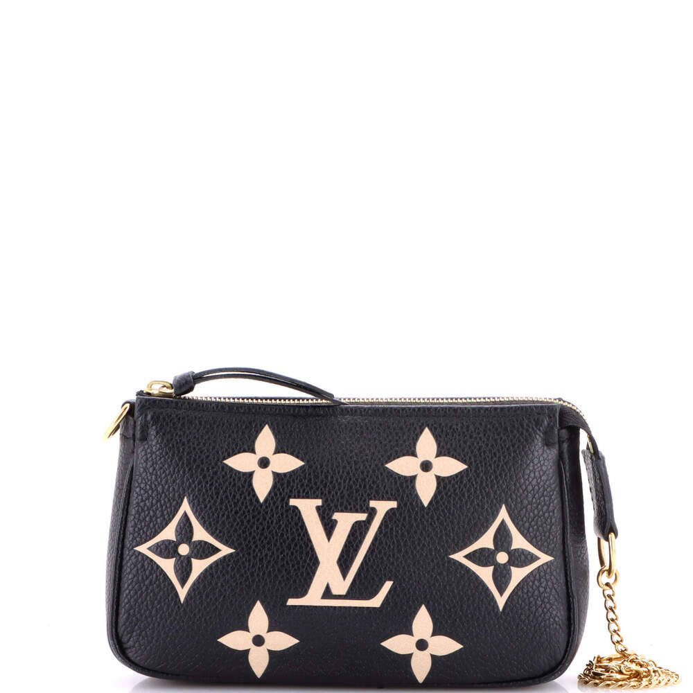 Louis Vuitton Mini Pochette Accessoires Bicolor Monogram Empreinte Giant